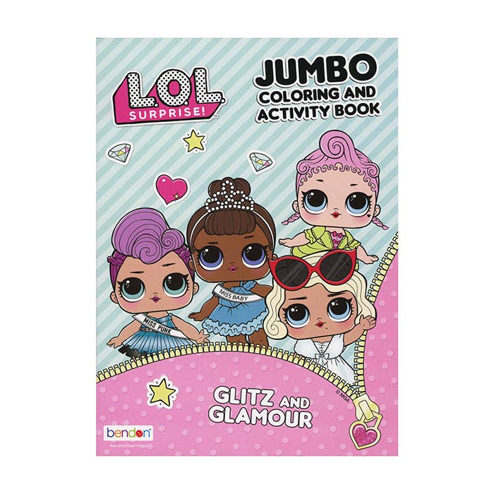 Luna Office Supply - Everyday Essential - Wholesale Coloring & Activity Book - Kids & Baby - LOL! Coloring Book