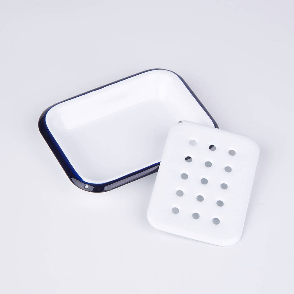 Emalco Enamelware - Wholesale Bath Soap Dish - Enamel Soap Dish | PLAIN1
