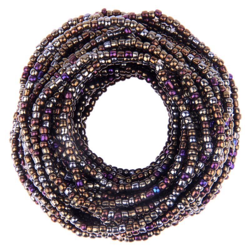 Erik & Mike - Wholesale Beaded Bracelet - Beaded bracelets 50 pcs  bronze pewter mix  $0.600
