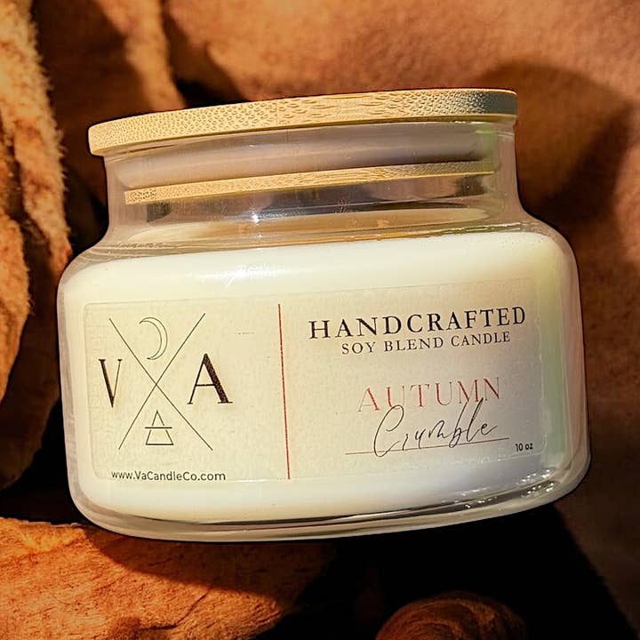 Premium Autumn Candle Collection- "AUTUMN CRUMBLE" for wholesale by V.A. HANDCRAFTED