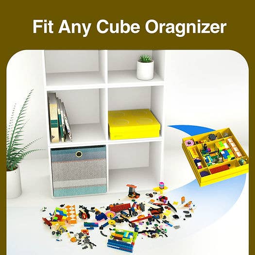 Blue Lake ECOLIFE - Vendita all'ingrosso Set di giocattoli - Bambini - Scatola per mattoncini LEGO con divisori regolabili5