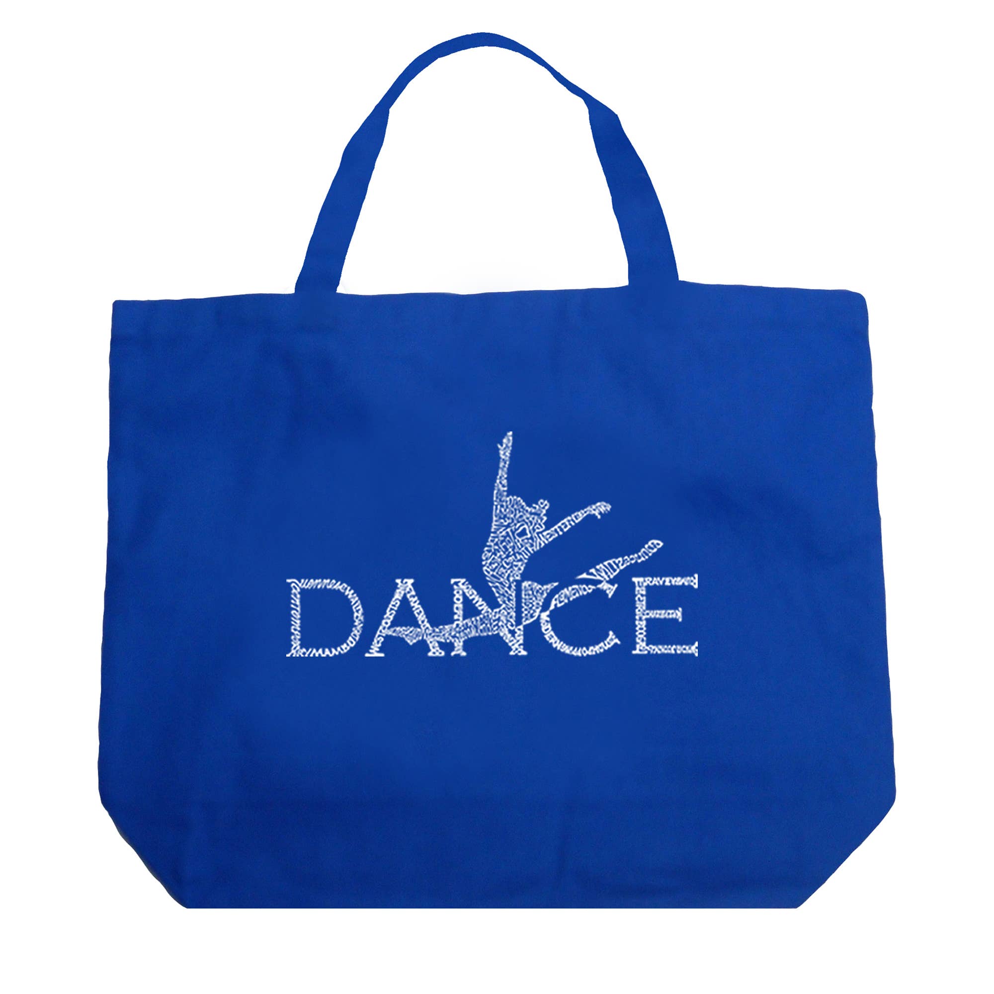 LA Pop Art - Wholesale Tote Bag - Women's - LA Pop Art Word Art Tote Bag - Dancer7