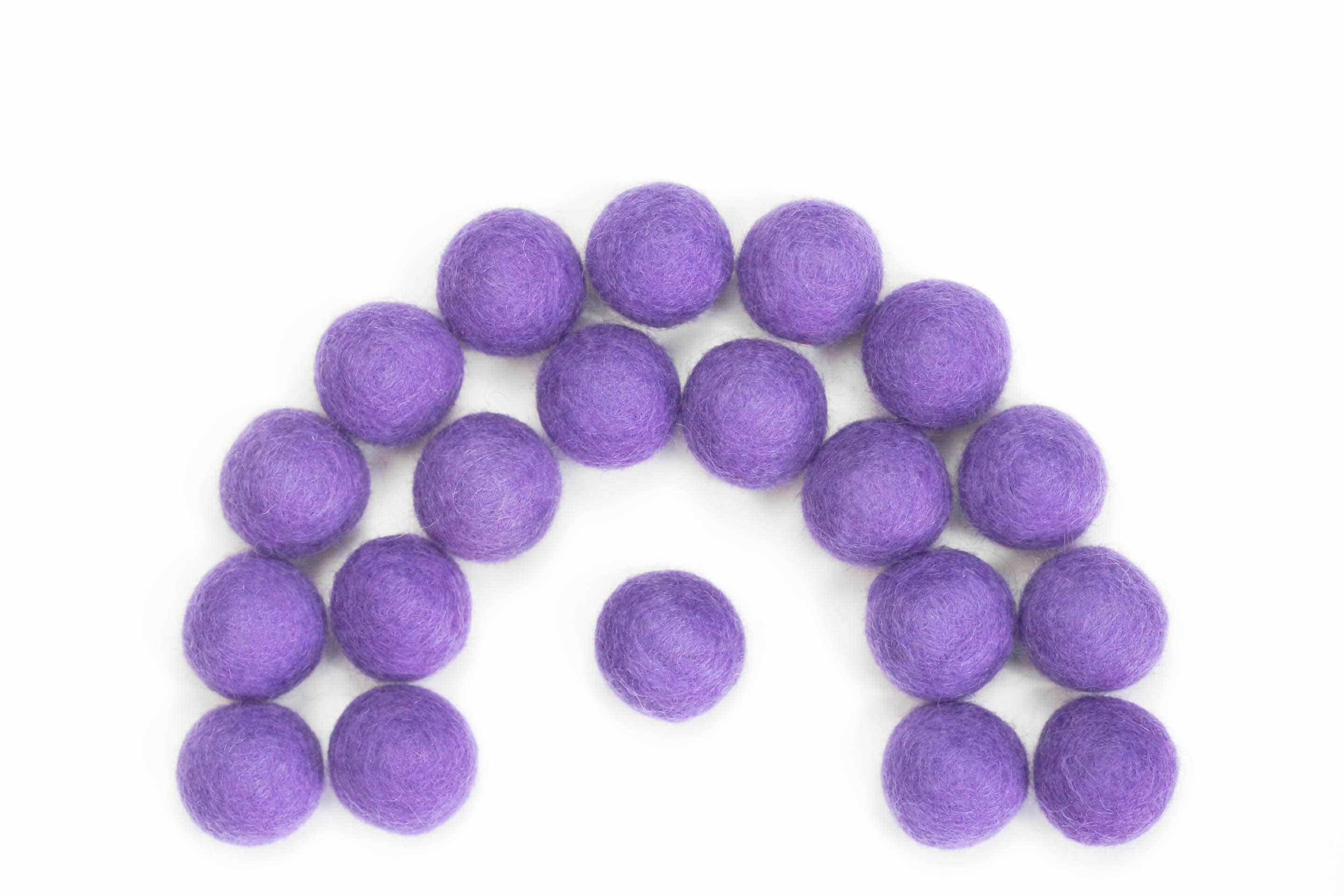 The Felt Pod - Wholesale Craft Supplies - 2.5 cm Felt Balls 100 Pieces -for DIY Garland Wool Beads38