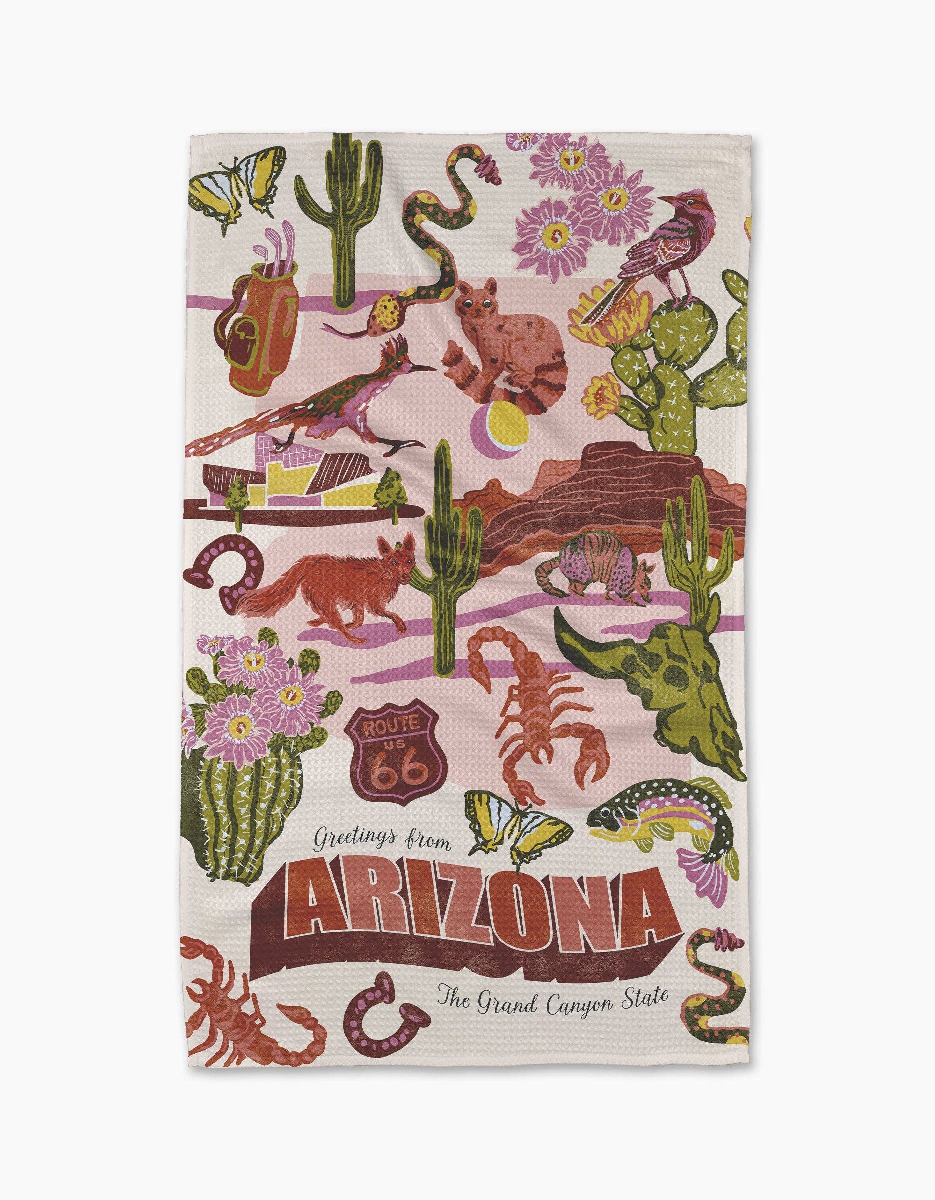 Geometry - Wholesale Tea Towel - Greetings From Arizona Tea Towel2