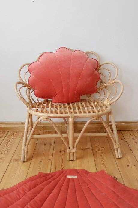 Moi Mili - Wholesale Throw/Decorative Pillow - “Coral” Velvet Shell Pillow