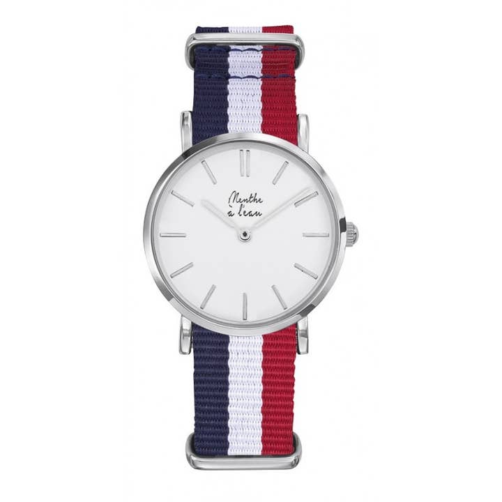menthe à l'eau - Venta al por mayor Reloj de pulsera - Mujer - Resistente rojo blanco azul