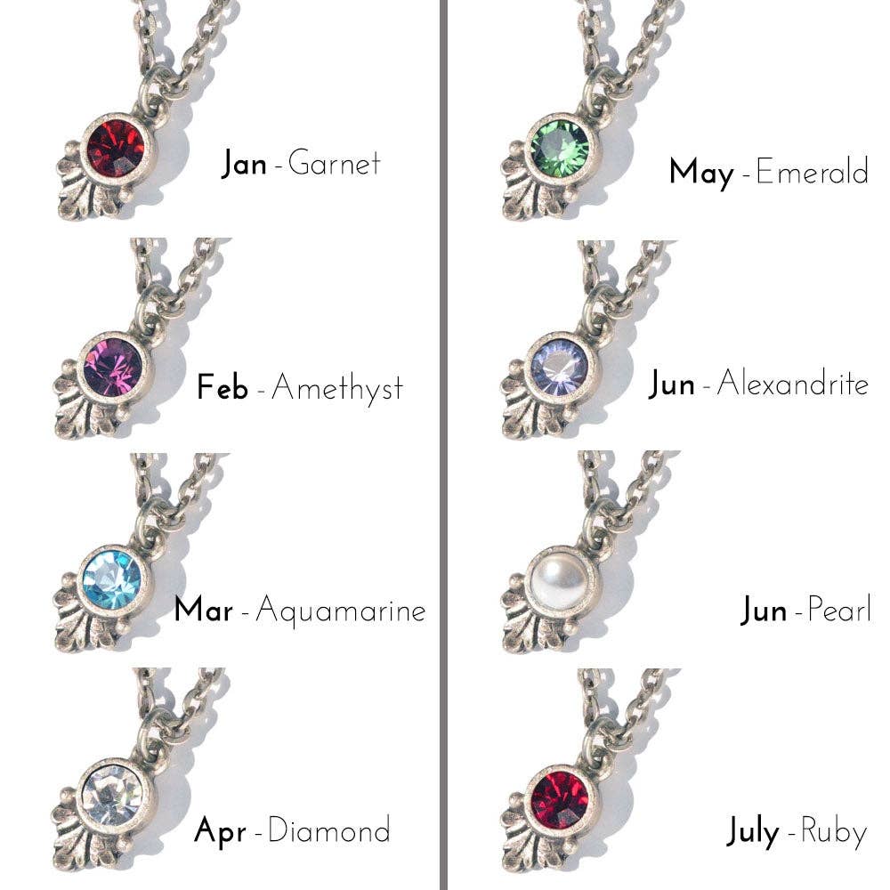 Sweet Romance Jewelry - Wholesale Pendant/Charm Necklace - Swarovski Crystal Solitaire Birthstone Pendant Necklace18