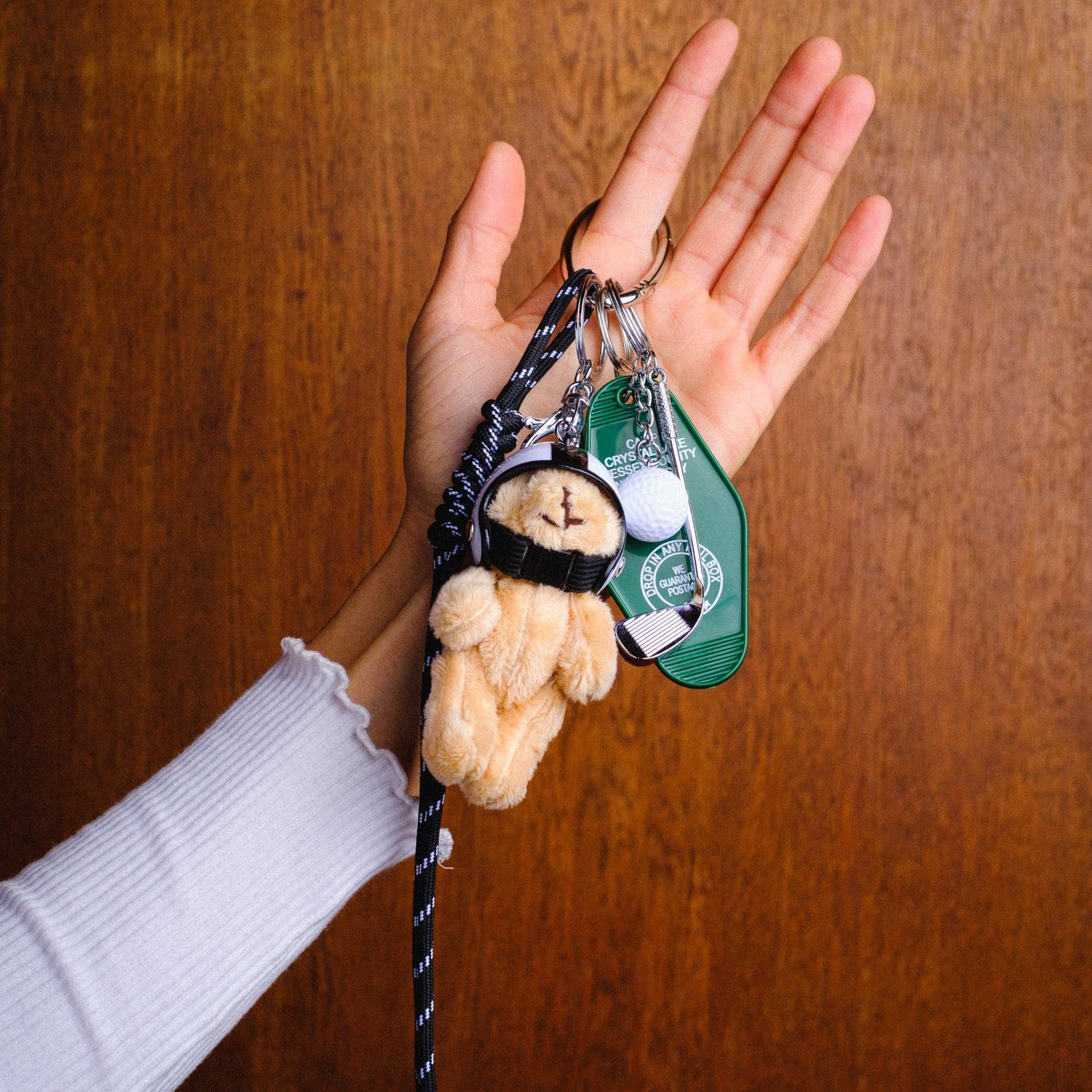 Baggly Charms - Wholesale Sleutelhanger - Dames - Golf Club Tasbedel met Beer en Golfdetails1