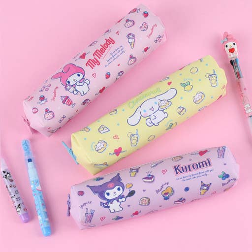 K_Wonderland - Wholesale Pencil Case/Pouch - Sanrio Characters Slim Cute Pencil Case, Pouch