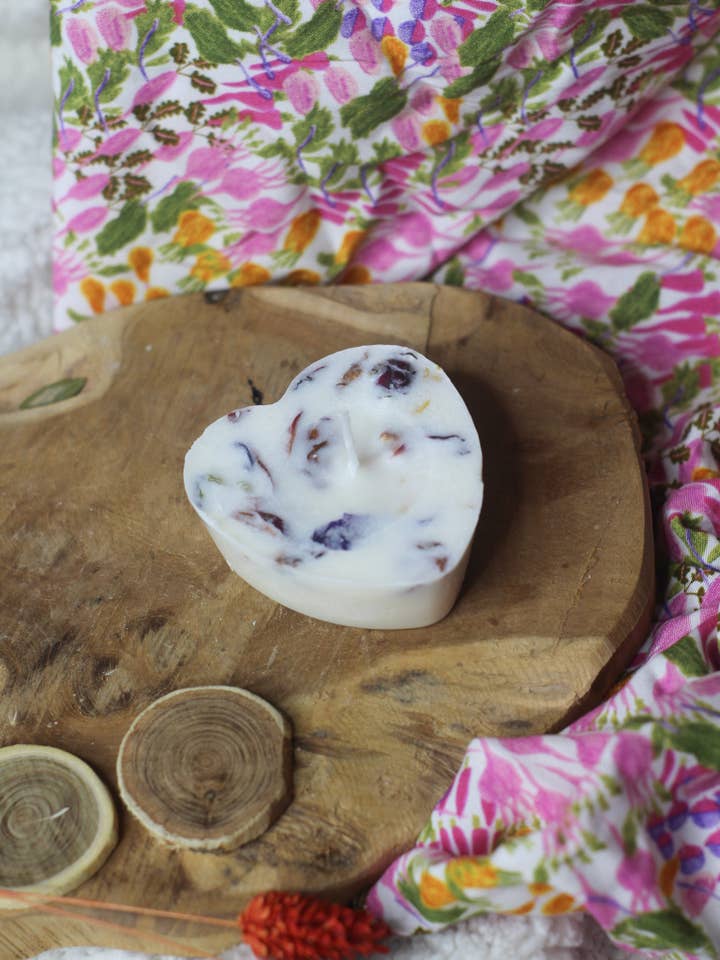 Torkad blomma Hjärtformade ljus för wholesale av Meet me at the corner