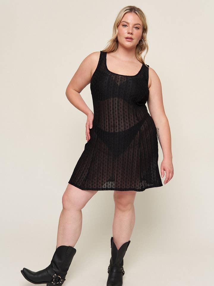 Michaela Lace Mini Dress for wholesale by What Lo Wants