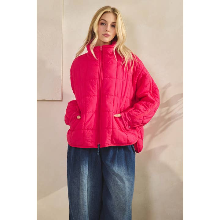Veveret – wholesale Jacket – Women's – Zip Up Packable Puffer Jacket15