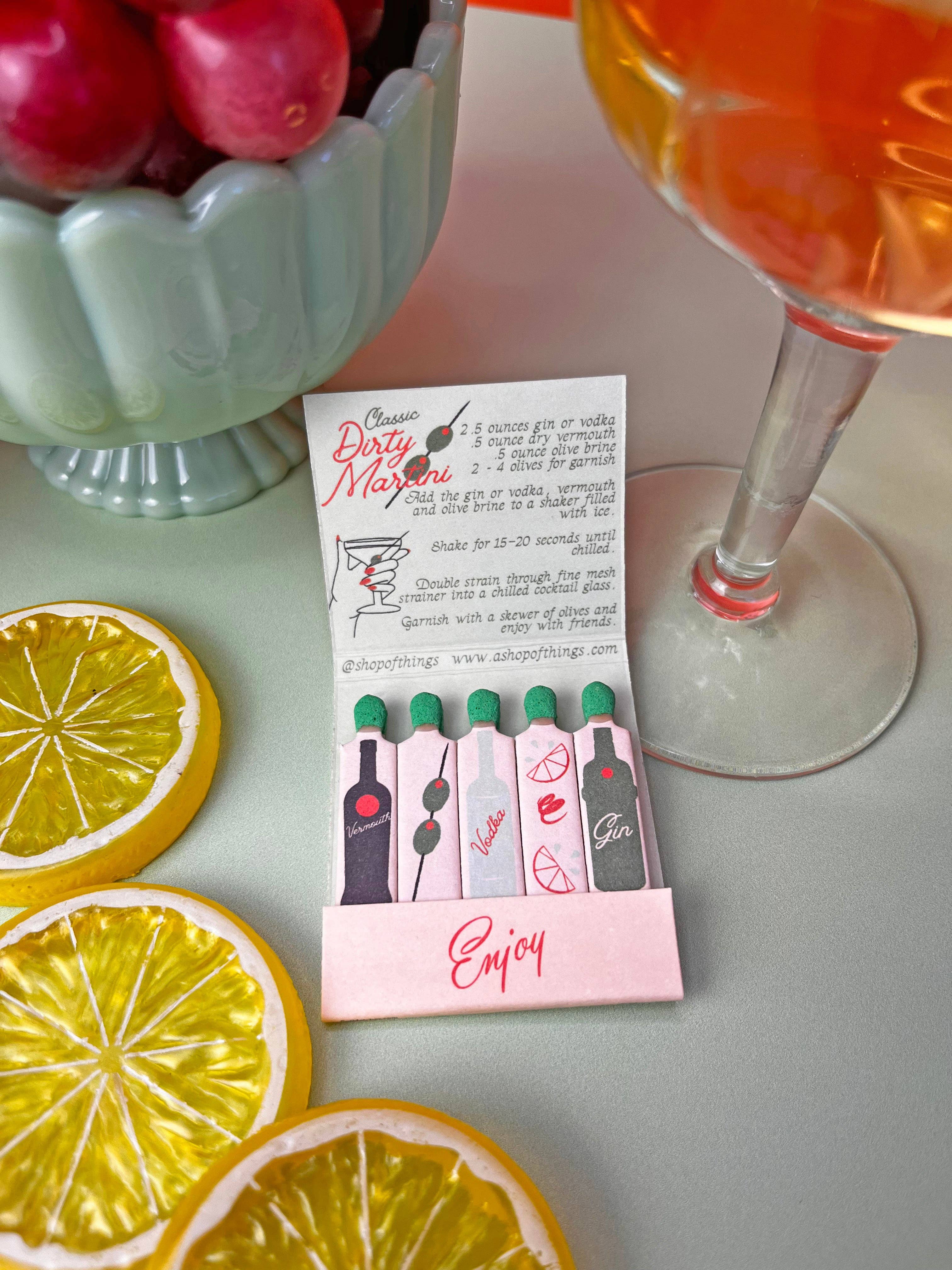 A Shop of Things – wholesale Matches – Martini Matches8