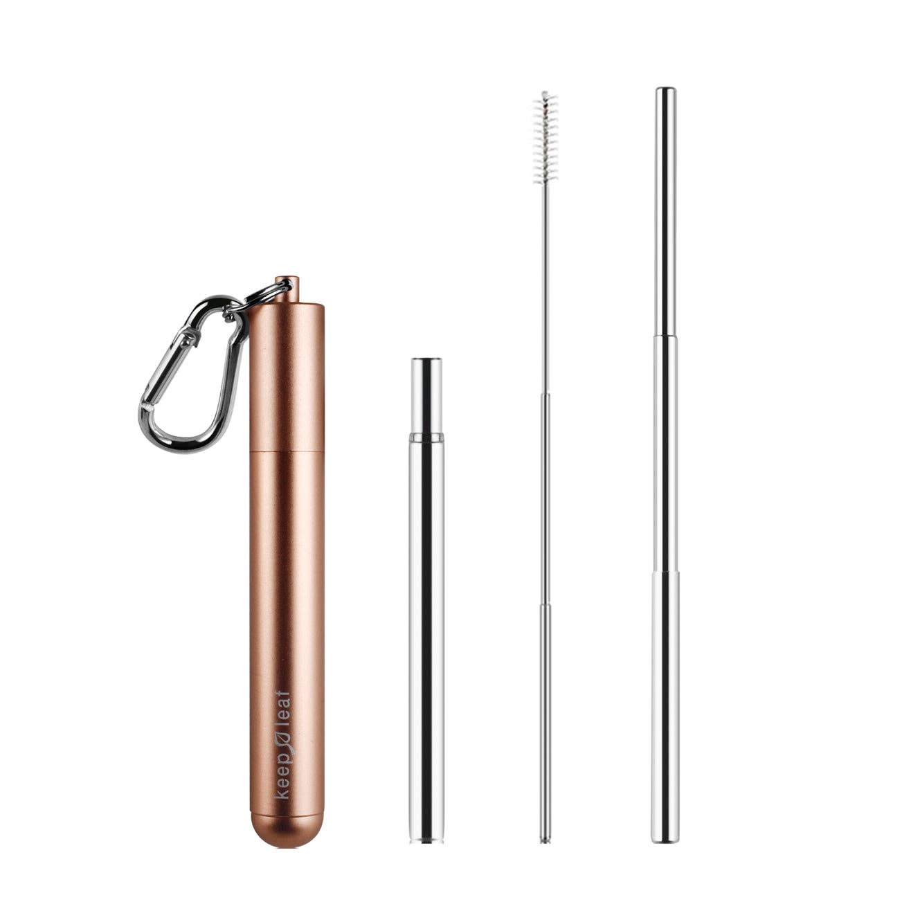 Keep Leaf – wholesale Drinking straw – Stainless Steel Straw with Carry Case (Adjustable)4