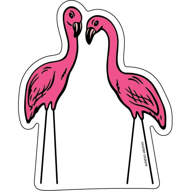 Counter Couture - Vente Autocollant - Autocollant Flamingo | Kitsch | Autocollants | Cadeaux2