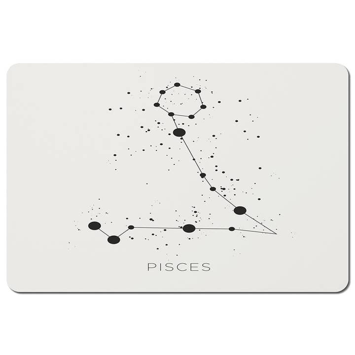 Star constellation zodiac pisces (placemat) for wholesale by Benjamin Tate Design