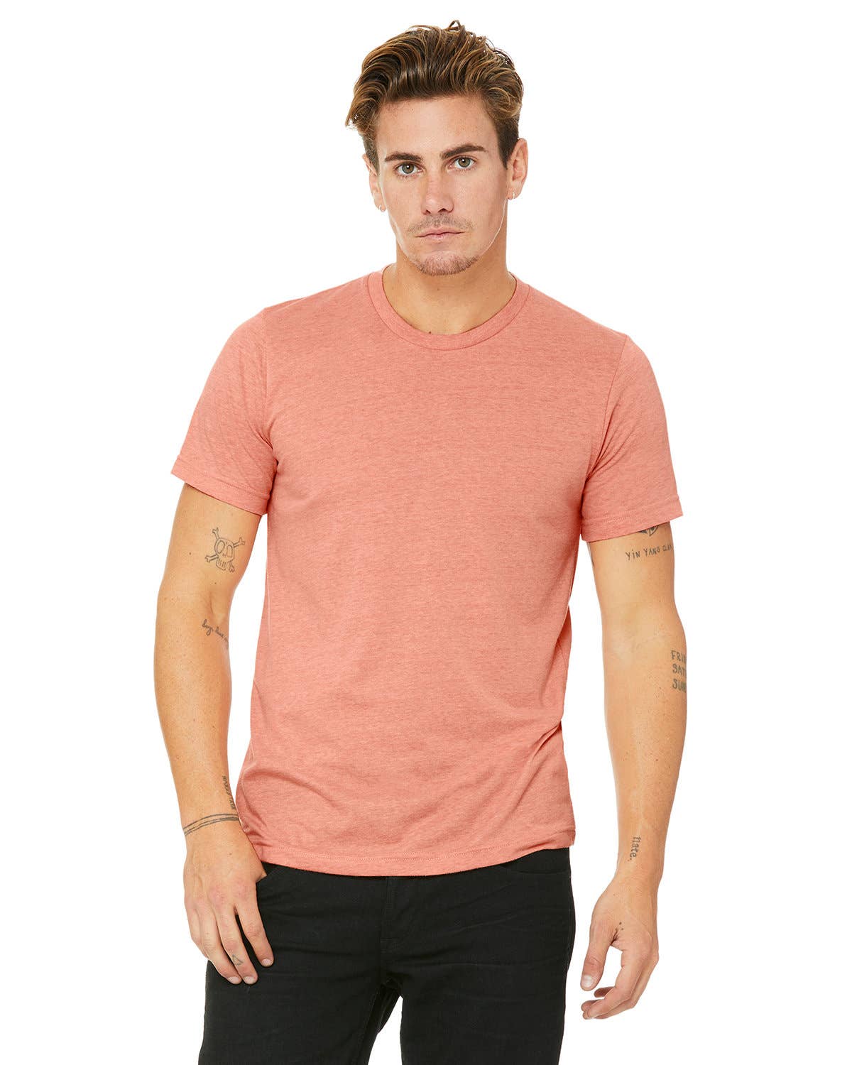Total Apparel - Wholesale T-Shirt - Men's - Bella + Canvas Unisex Heather Blank CVC T-Shirt | 3001CVC53