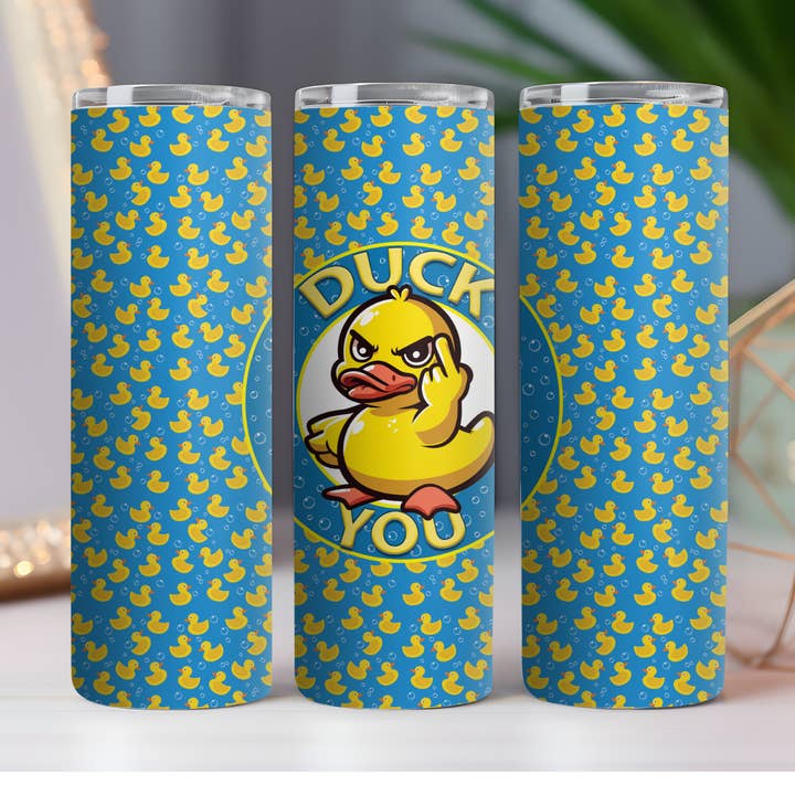 Duck You 20 oz. Skinny Drink Tumbler for wholesale by 316 Legacy LLC