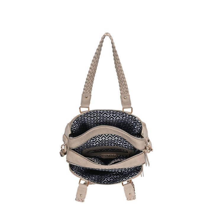 MMS Brands – Großhandel Satchel – Damen – Roxanne Schulranzen mit drei Fächern2