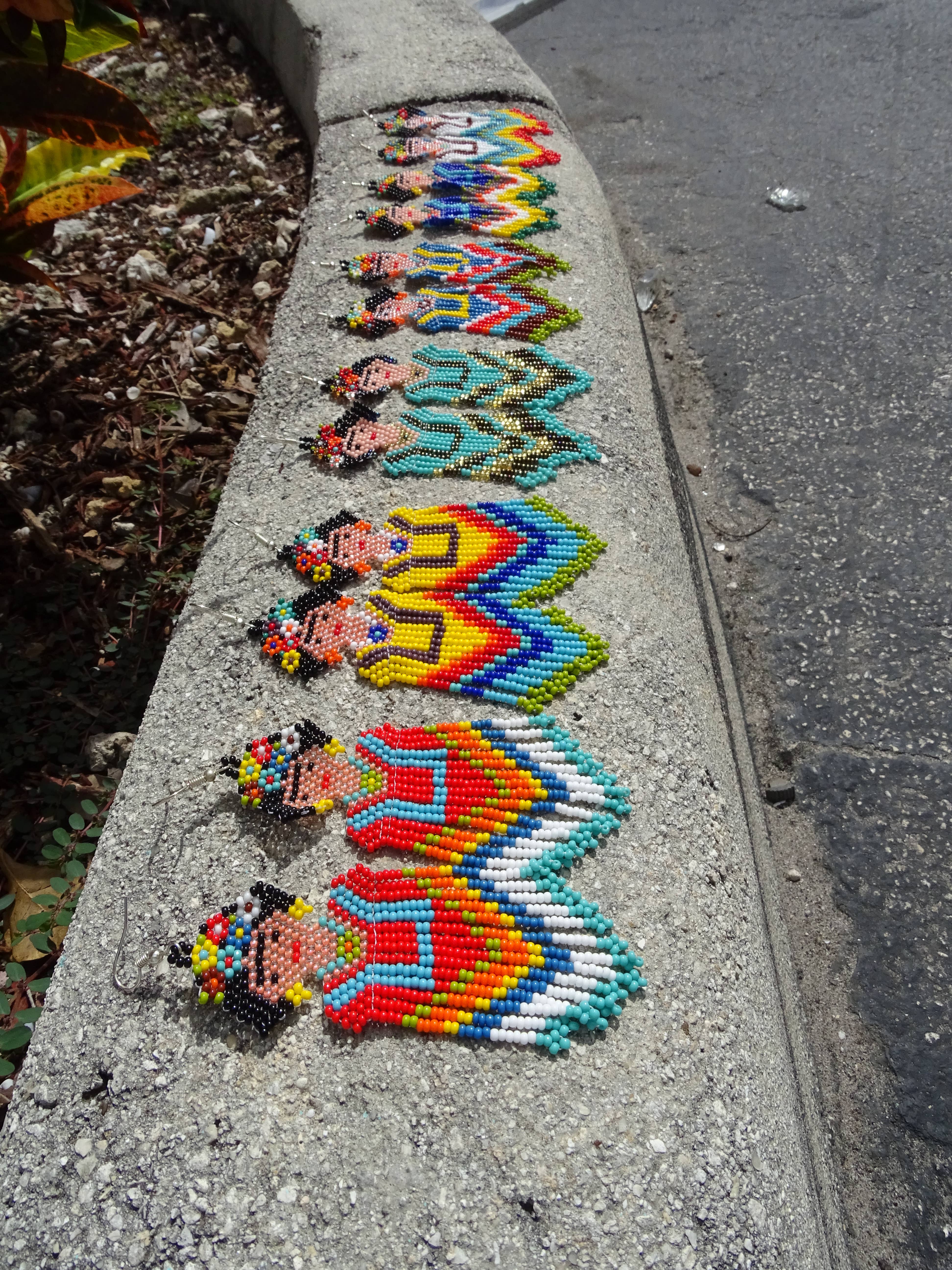 Pichincha - Wholesale Dangle Earrings - Extra Large Seed Bead Frida Inspired Long Dangle Earrings9