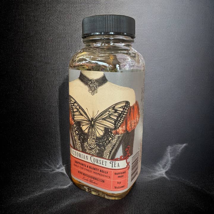 Montana Farmacy - Wholesale Loose Tea - Vintage Victorian Corset Tea support a bloaty tummy Tea Jar2