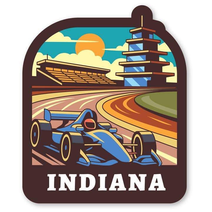 Coaster - Indiana State Badge 2 for wholesale by Morris Magnets