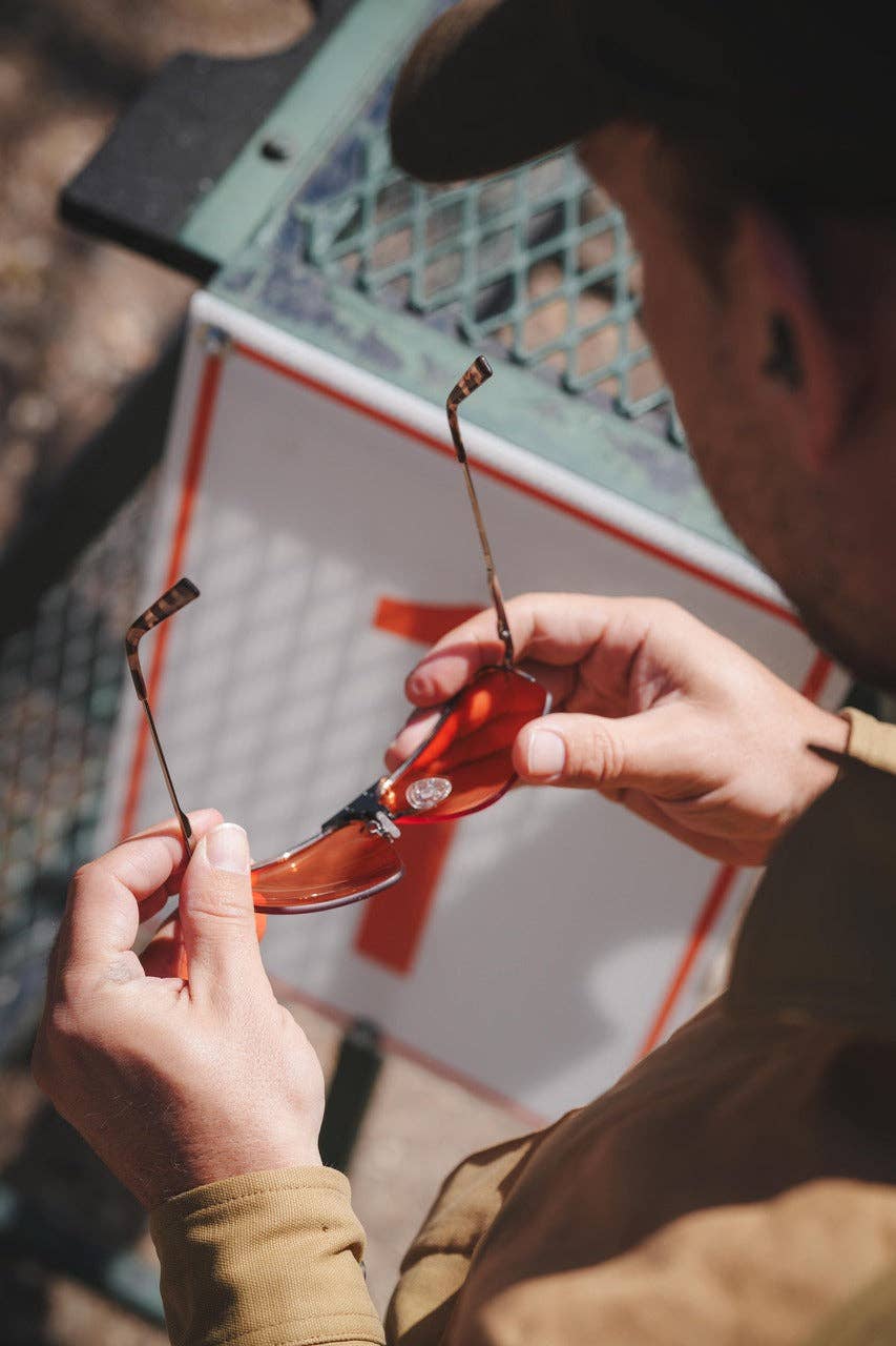 Ball and Buck - Wholesale Sunglasses - Men's - Ranger x Ball and Buck Edge Shooting Glasses - Gunmetal/HD Medium5