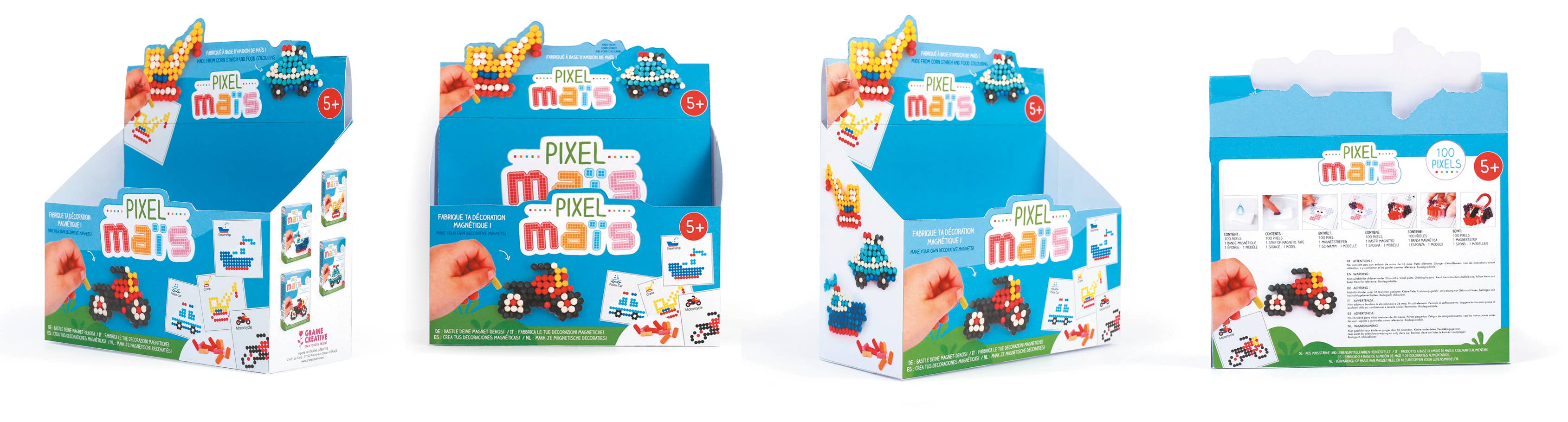 Graine Créative - Wholesale DIY Craft Kit - 24 PIXEL DISPLAY BUT VEHICLE2