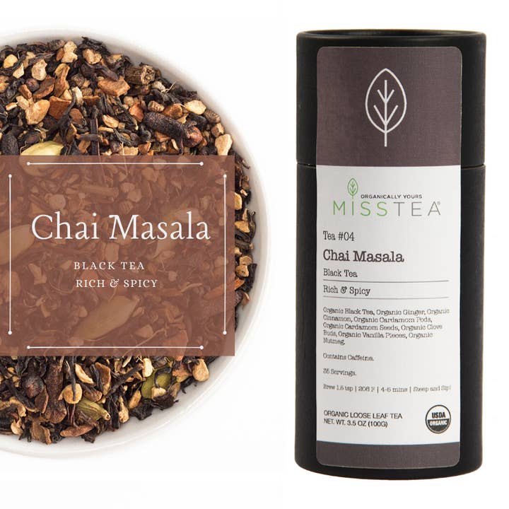 Masala Chai Bio pour la vente par Miss Tea