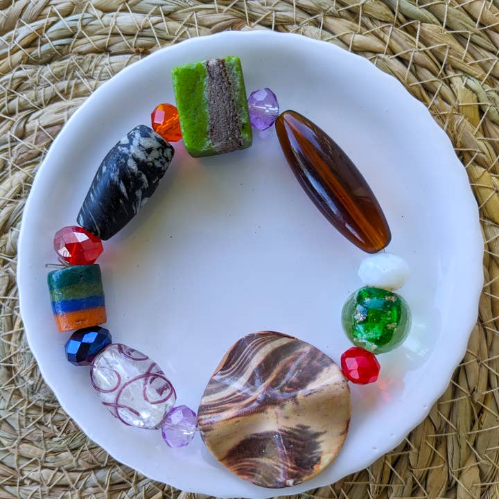 Afrikan Authentix - Wholesale Beaded Bracelet - Chunky Beaded Bracelets | African trade Beads Bracelets 5