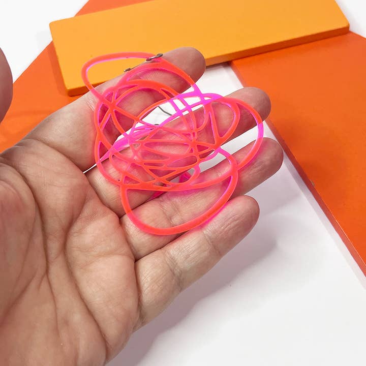 Audacious Studio - Wholesale Dangle Earrings - Scribbled Doodle Earrings18