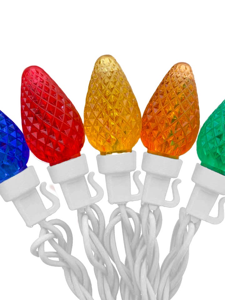 10 LED Stringverlichting op Batterijen - Meerkleurig C6 voor wholesale door Perfect Holiday