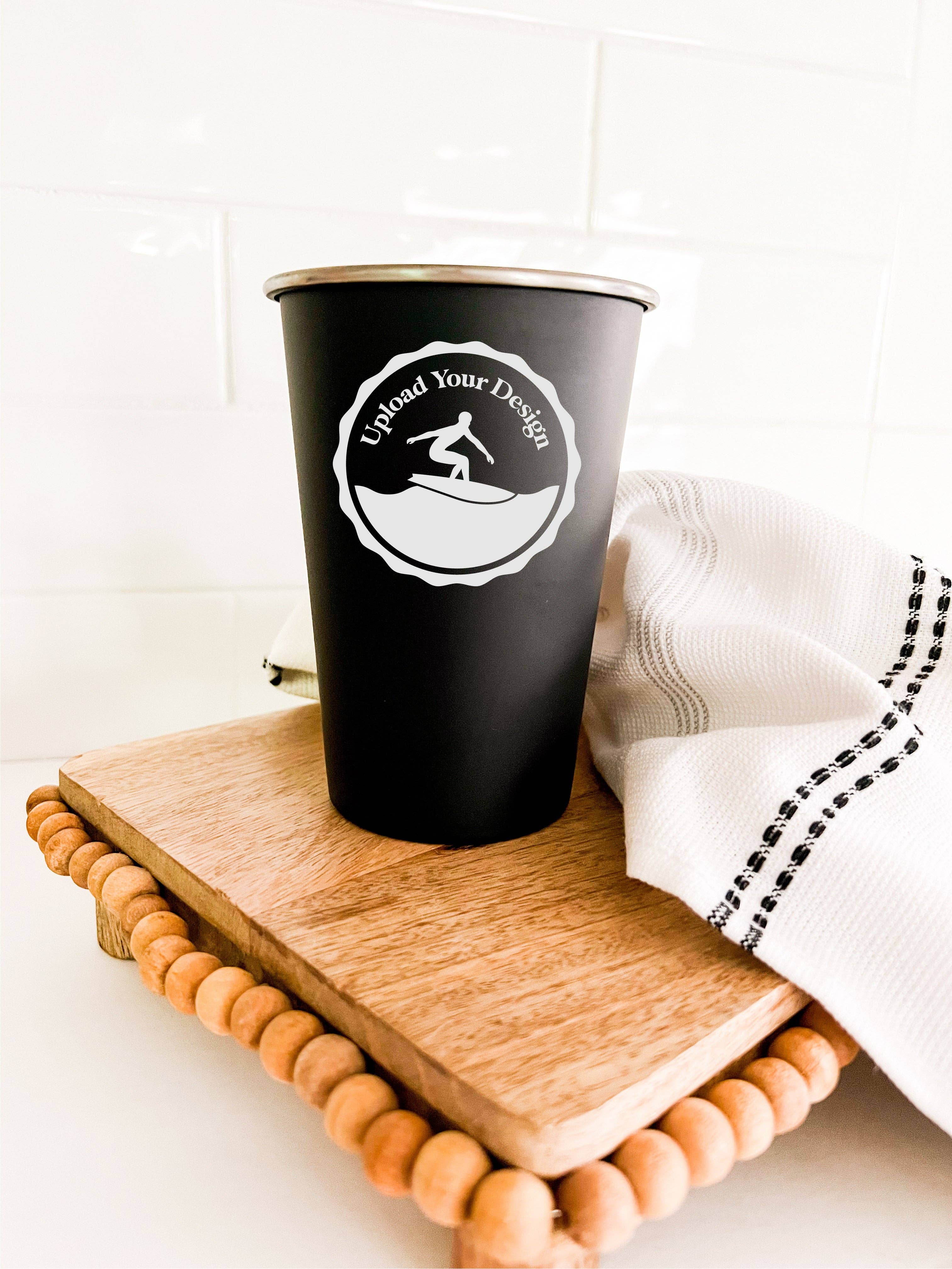 Mae Designs LLC - Wholesale Insulated Mug/Tumbler - Custom Engraved Pint Cup3