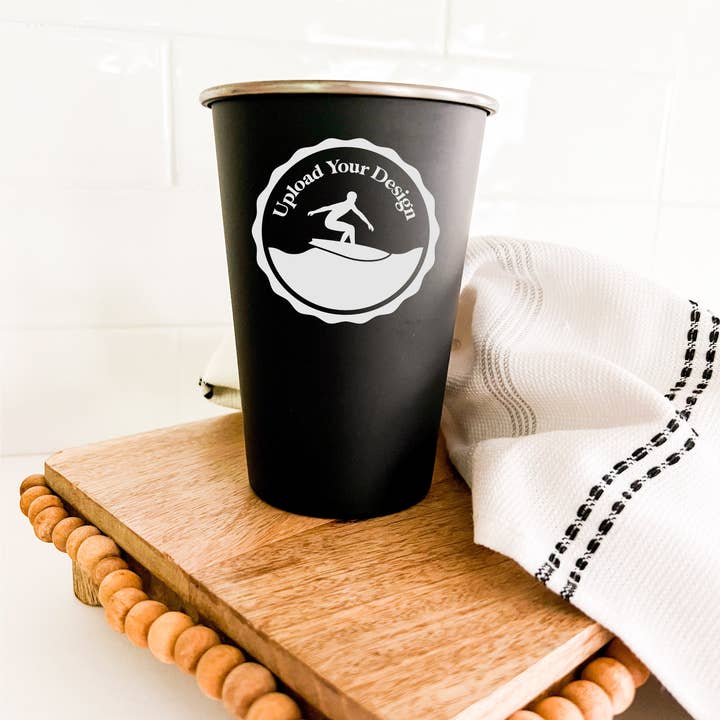 Mae Designs LLC - Wholesale Insulated Mug/Tumbler - Custom Engraved Pint Cup3
