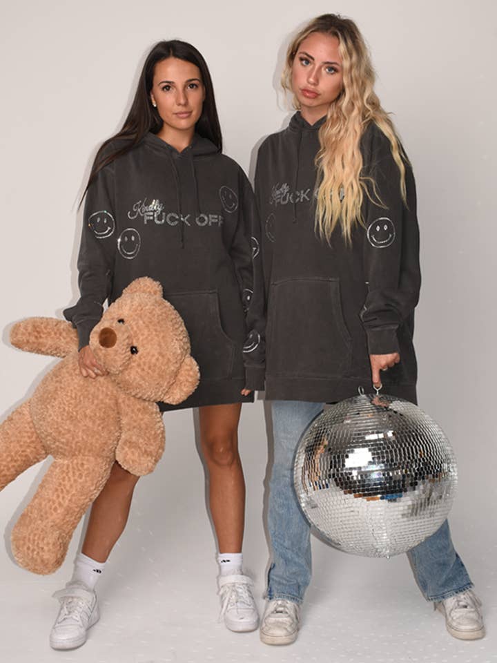 "Kindly" Pigment Dyed Hoodie for wholesale by API THE LABEL