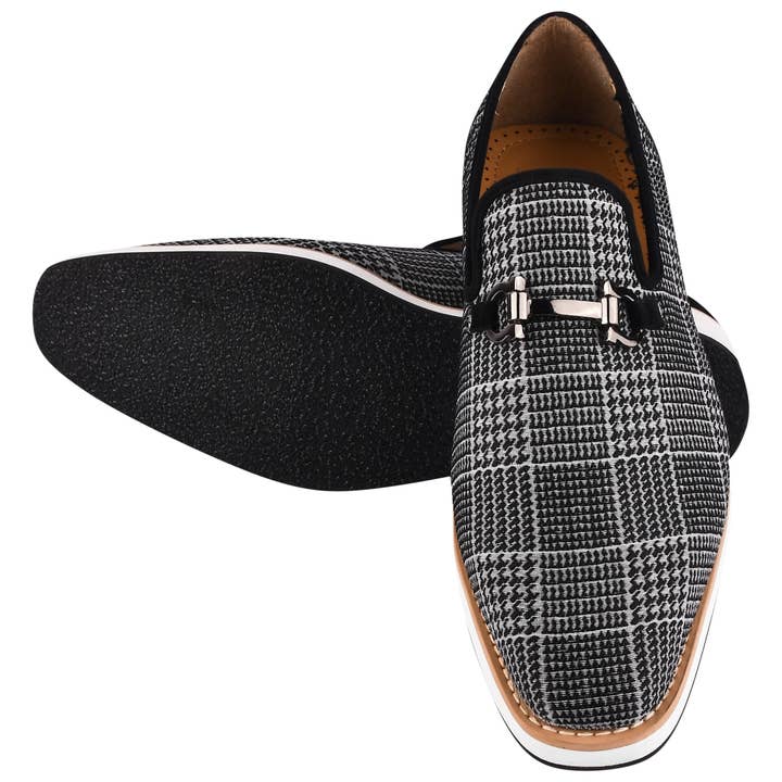 LIBERTYZENO - Wholesale Loafers - Men's - Megaball mens Casual textile printed buckle shoes41