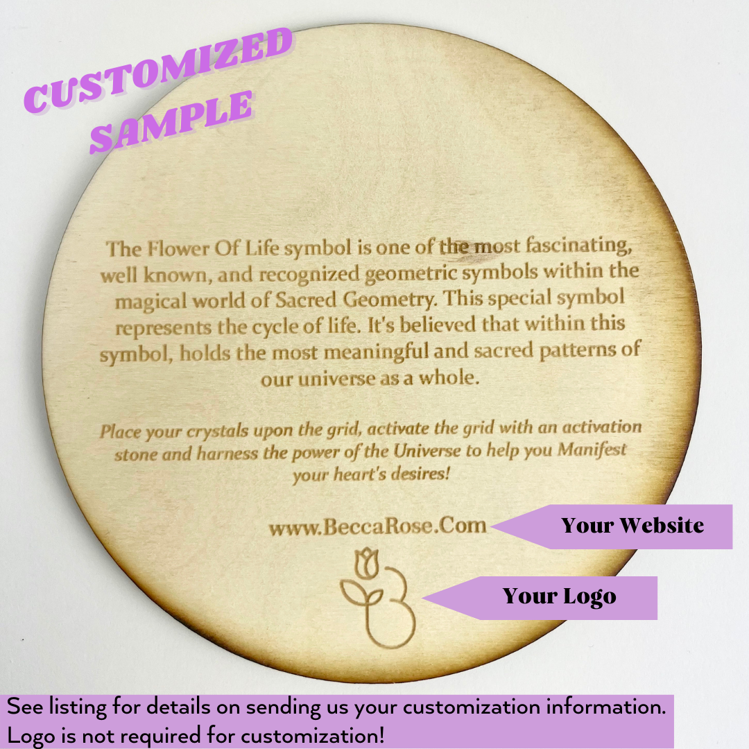 Pelham Grayson Rose – wholesale Crystal grid – Seed of Life | Crystal Grid with Description0