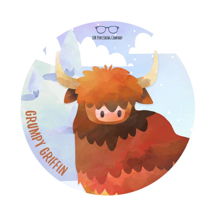 GRIFFON GRINCHEUX - (12) COLLECTION D'AUTOCOLLANTS pour la vente par LDR Publishing Company