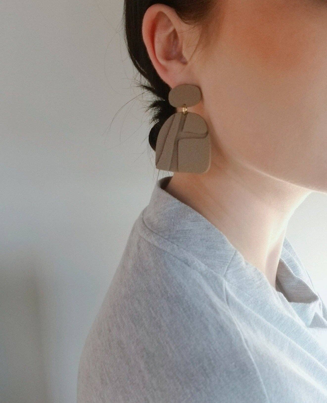 That Clay Girl Co. - Wholesale Dangle Earrings - RUSKA #4 | Polymer Clay Earrings | Bas Relief | Dangle Earri10