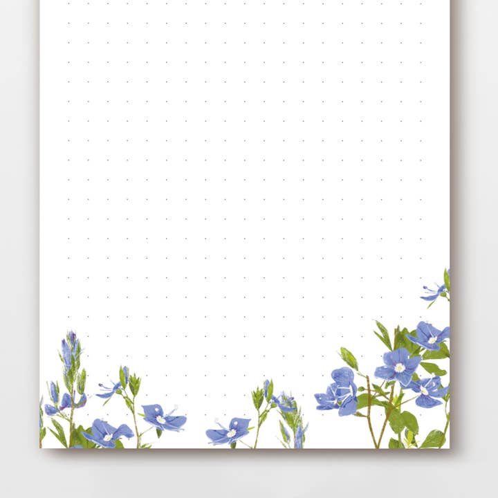 Wildblumen Atelier - Wholesale Notepad - Notepad 50 sheets DIN A6 Dot Grid Forget-me-not, PEFC2