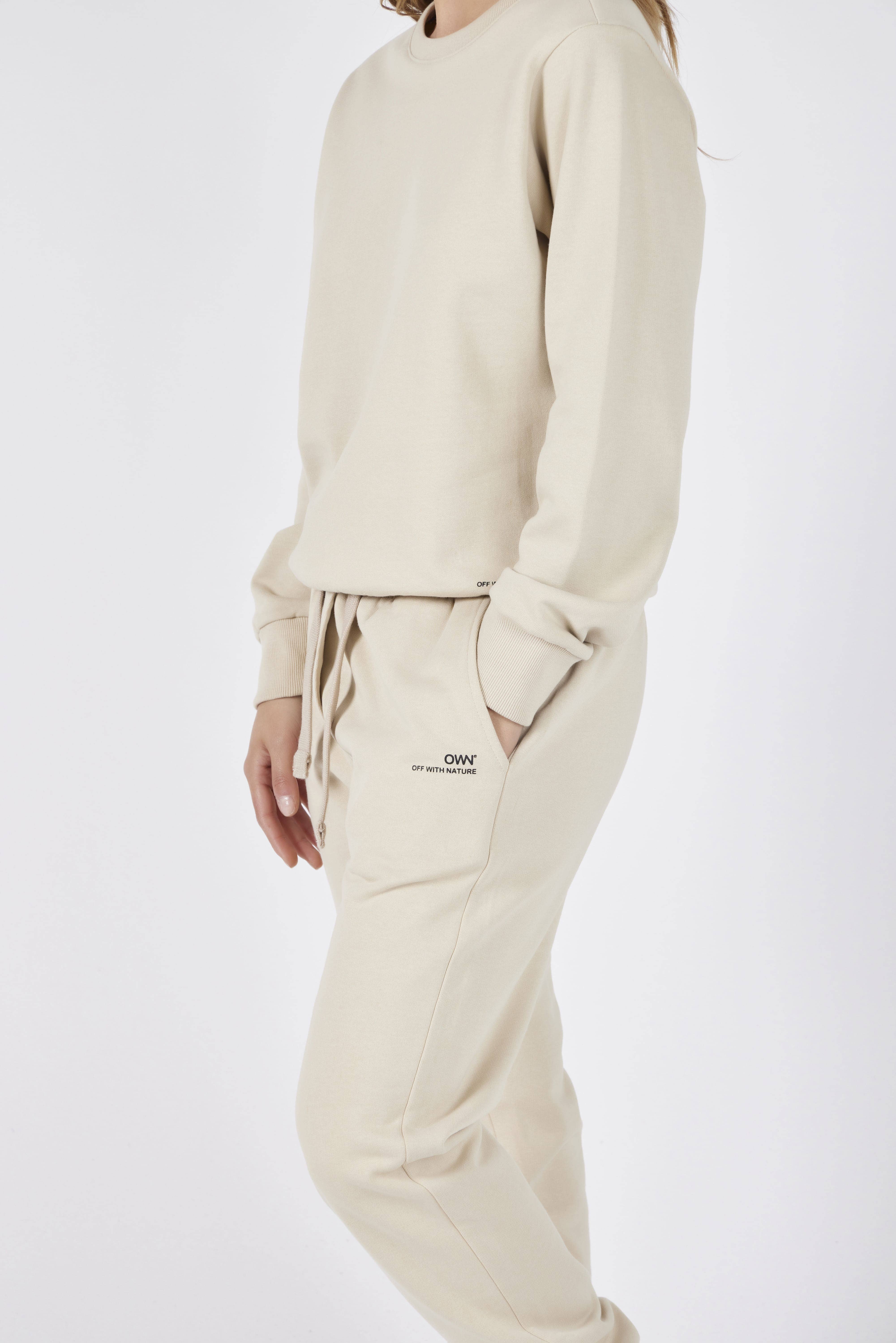 OWN OFF WITH NATURE - Wholesale Lounge Set - Women's - Crewneck Fleece Sweatshirt Set + Fleece Joggers1