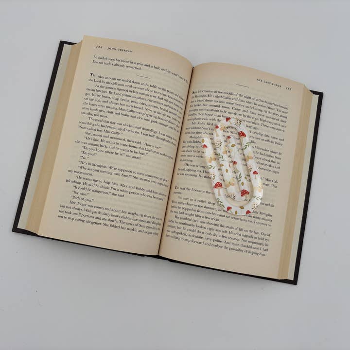 Cottagecore Jumbo Acryl Papierclip Boekenlegger voor wholesale door Sage & Soil