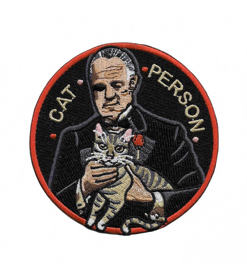 La Barbuda - No U.S. custom fees - Wholesale Patch - Godfather Cat Person stick-on patch