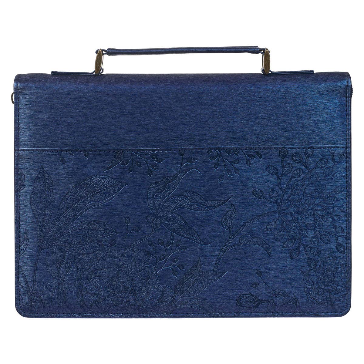 Christian Art Gifts - Wholesale Bible Cover - Blessed Peacock Faux Leather Bible Cover Large- Jer.17:71