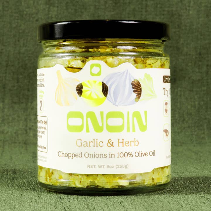 Garlic & Herb Chopped Onions – Gourmet Condiment & Sauce for wholesale by ONOIN