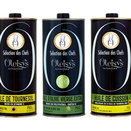 Oleisys - Wholesale Cooking Oil - Sunflower Oil Chefs' Selection Range 75cl