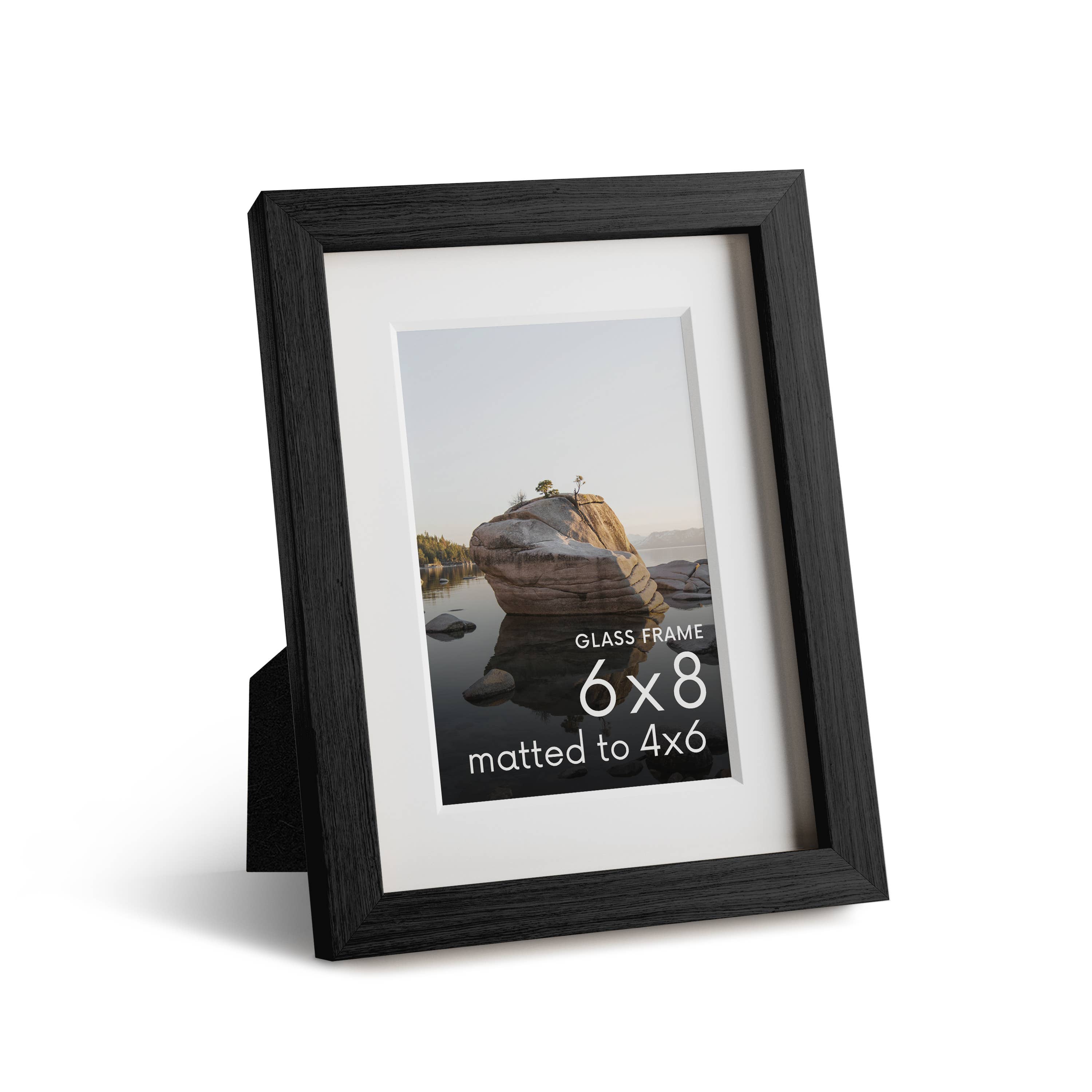 Haus and Hues - Wholesale Picture Frame - Black Oak Frame with Glass2