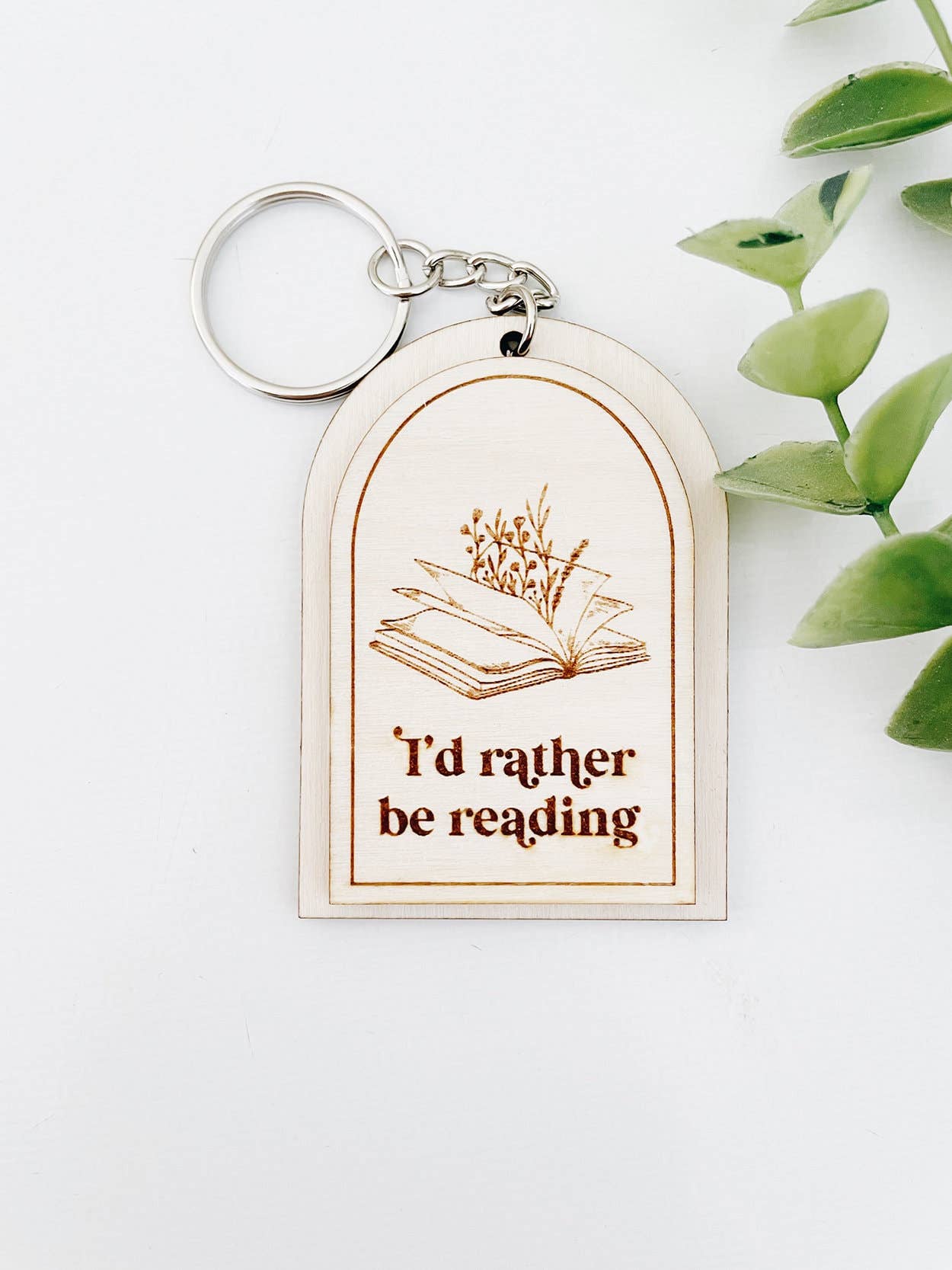 Remember November, Inc - Wholesale Keychain - Women's - Book Keychain I'd Rather Be Reading Boho Keychain Book Nerd3