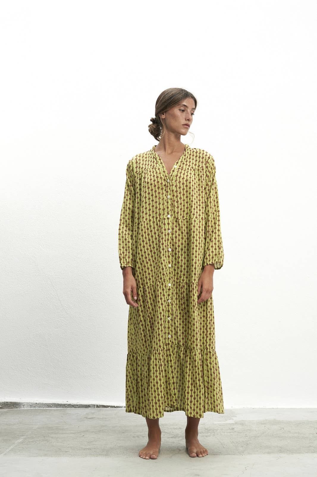 PAR&ESCALA - Wholesale Dress - Women's - CLEO GREEN DRESS