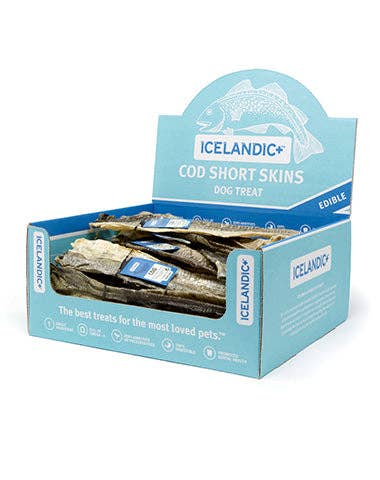 Icelandic+ - Vente Friandises – chien - Peaux de Cabillaud Courtes à Mâcher pour Chien (36 Peaux)3